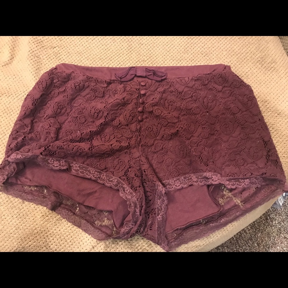 Maroon sleep boxers aerie